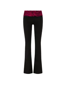 PINK All-Day Cotton™ Foldover Flare Leggings