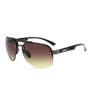 2021 Fashion Men Vintage metal pilot Sunglasses Classic Brand Sun glasses Coating Lens Driving Eyewear Men/Women sunglasses