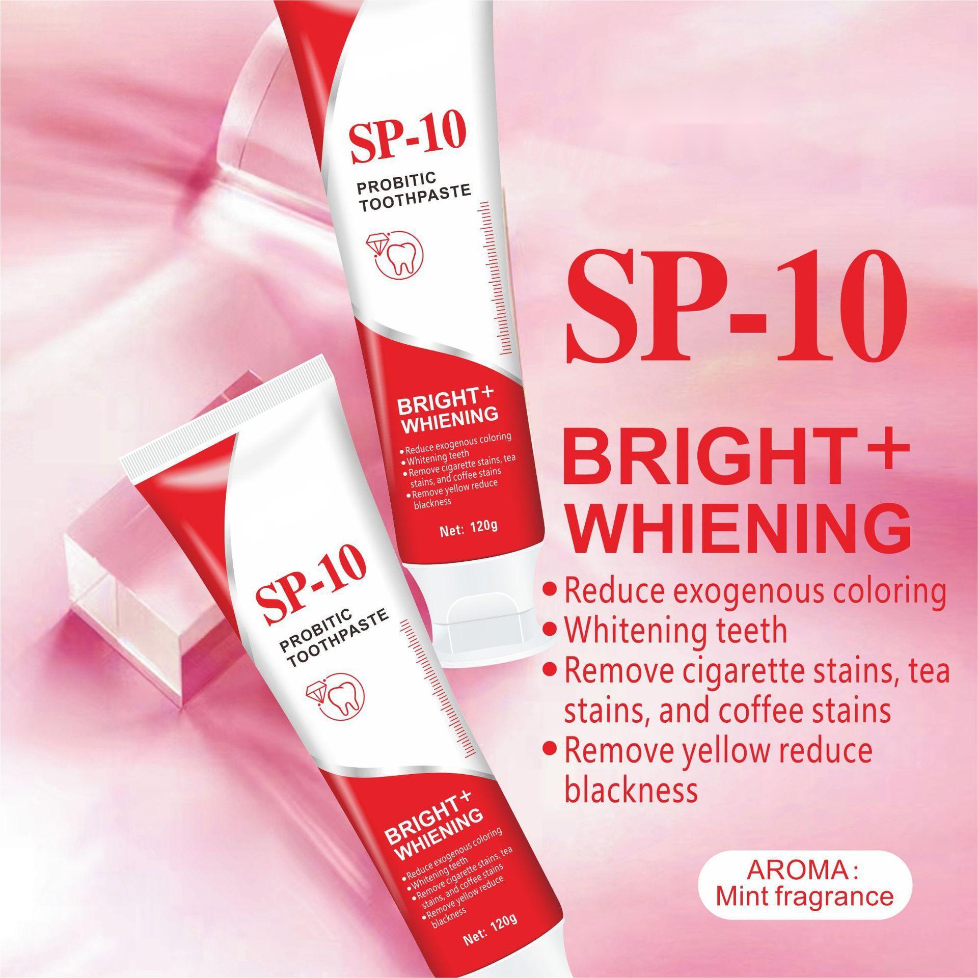 3 Pcs SP10 Probiotic Toothpaste - Whitening Toothpaste, Fresh Breath Formula,Stain Removal,Deep Cleaning Care 3 Pcs SP10 Probiotic Toothpaste - Whitening Toothpaste, Fresh Breath Formula,Stain Removal,Deep Cleaning Care