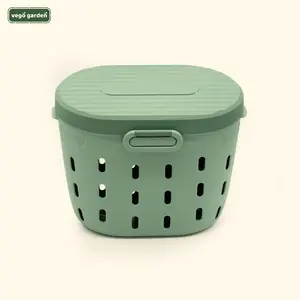 Vego Garden In-Bed Worm Composter - Composting Container for Home Waste Management, Lime Green, Home Trash Can, Garbage Can Vego Garden In-Bed Worm Composter - Composting Container for Home Waste Management, Lime Green, Home Trash Can, Garbage Can
