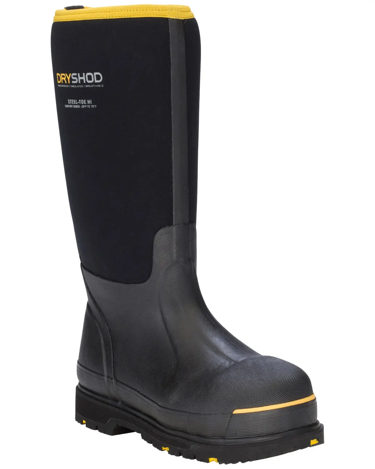 Dryshod Men's Men'S Waterproof Work Boot Steel Toe - Stt-Uh-Bk