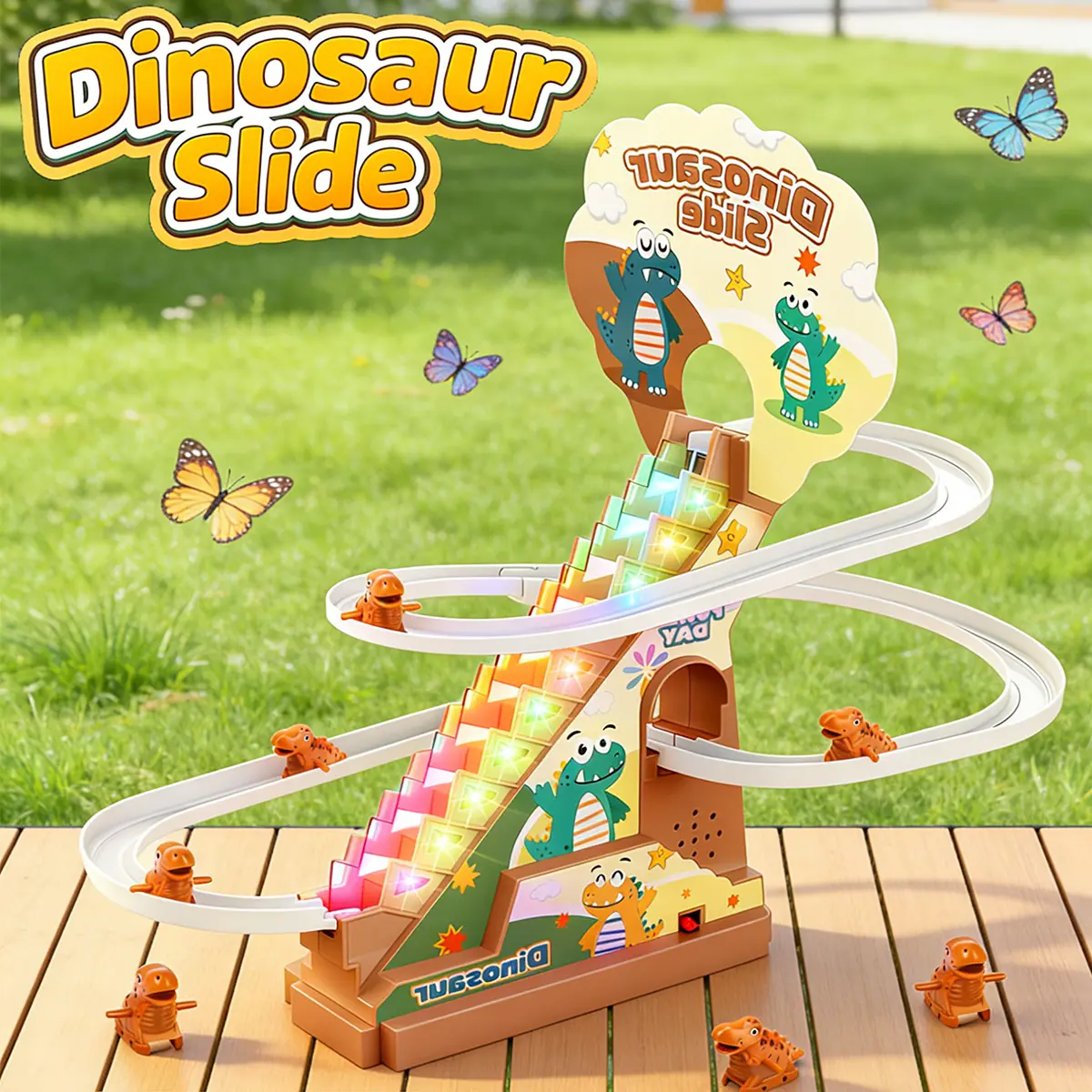 Electric Santa Claus ladder toy animation Christmas decorations Christmas tree music children's toys 3-6 years old girl boy.