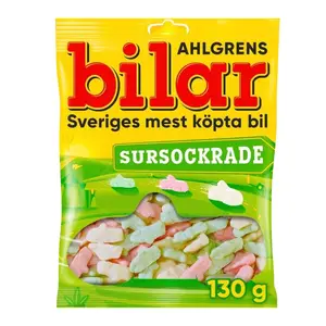 Ahlgrens Cars Sour Sugar-Coated