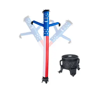 VEVOR Motorized Inflatable Tube Man with 1 HP IPX3 Waterproof Blower Fan, 20 ft Tall Wacky Waving Wind Dancer, for Outdoor Advertising & Business Store Decoration