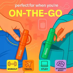 Nasal Refreshing Stick, Sinus & Congestion Relief, Eucalyptus Essential Oil ,Free Your Nose, Breathe In Life,Rapidly Combat Drowsiness, CoolRefreshing Sensation, 3-Pack, Portable for DailyUse