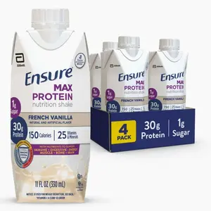 Ensure Max Protein Shake, 30g Protein, French Vanilla, 11 fl oz, 4 Pack
