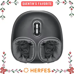 Heated Foot Massager with Deep Tissue Kneading Therapy & Air Compression, Promotes Blood Circulation, Foot Comfort, Adjustable Settings For Sensitive Feet, TikTokShopStockUp