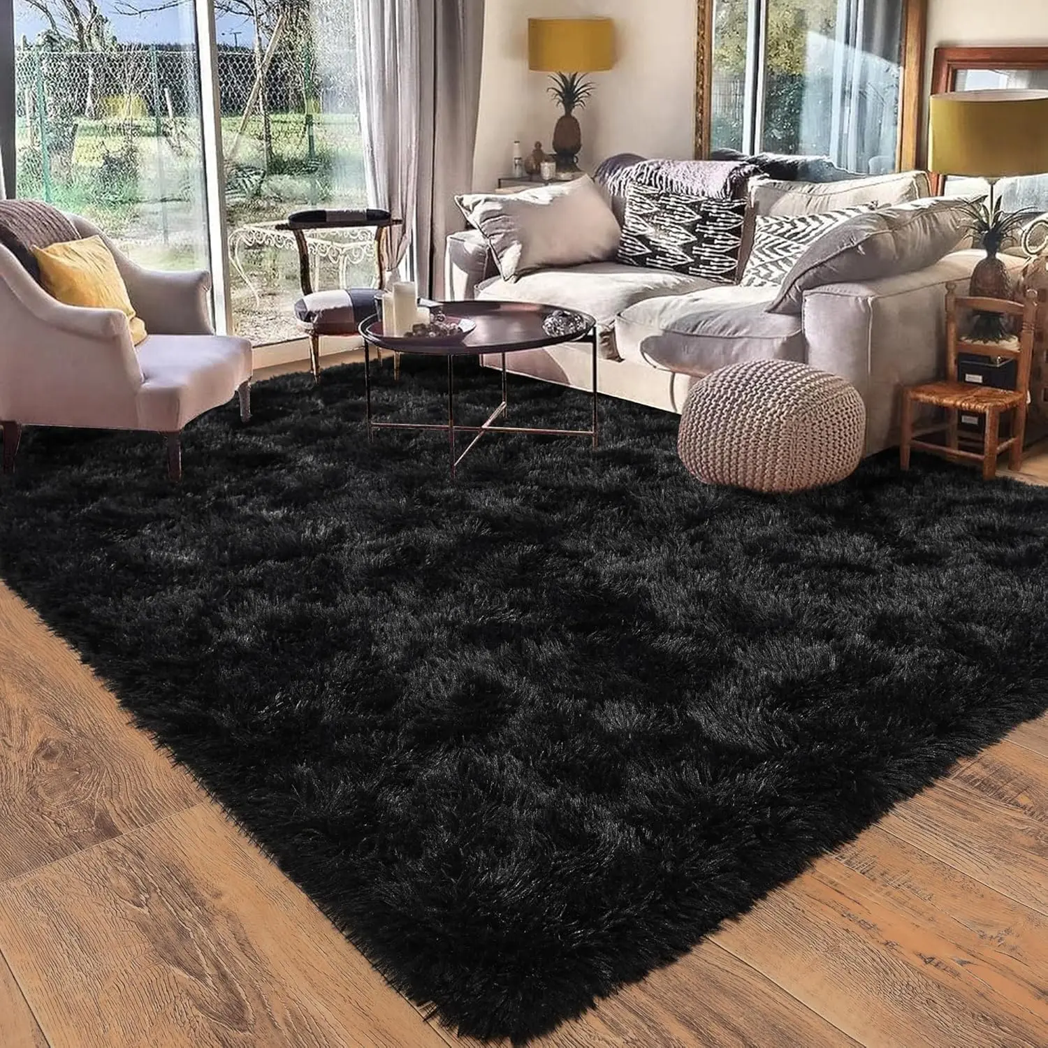 Large Shaggy Area Rug for Living Room 9x12ft Non-Slip Plush Fluffy Carpet for Bedroom Home Decor Aesthetic #Summervibes