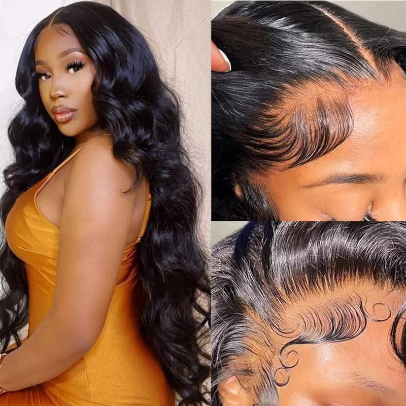 Ali Pearl Hair 13x6 Lace Front Wig Pre Curled Loose Body Long Lace Parting Human Hair Pre Plucked Lace Frontal Wigs