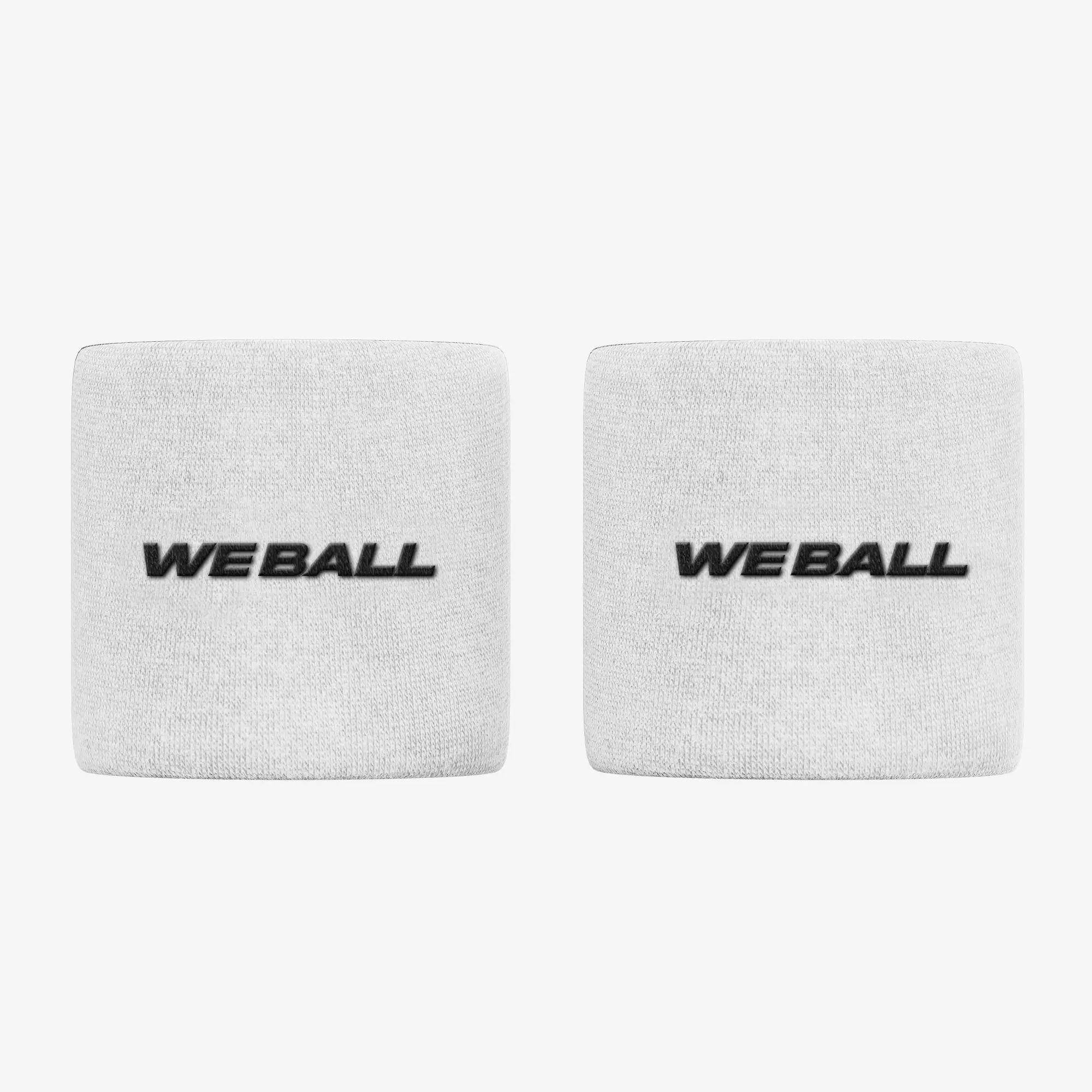 We Ball Sports Athletic Wristbands - 3" Size, White , 2-Pack (Sports & Outdoor Accessories) Soccer Gear Soccer Equipment