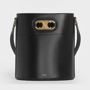 Pre-owned Celine leather Crossbody Bags Maillon Triomphe Bucket Bag