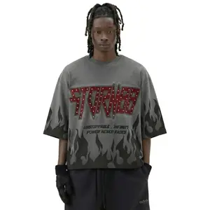 STORM88 Washed S/N Jersey 3/4 Sleeve Tee (Grey) ST8-007