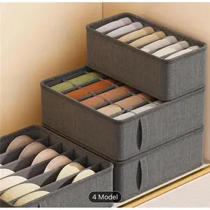 Foldable Storage Box - Drawer Organizer for Bras, Socks, Underwear - Versatile Compact Design for Maximum Organization - Womenswear