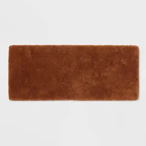 24"x60" Spa Plush Bath Rug Caramel - Threshold