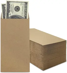 100 Pack   Envelopes 6.7x3.5 Fit for Envelope  Saving Challenge, 120 GSM Thick  Envelopes for , Budgeting, Check, , Tickets, , small items & collectables