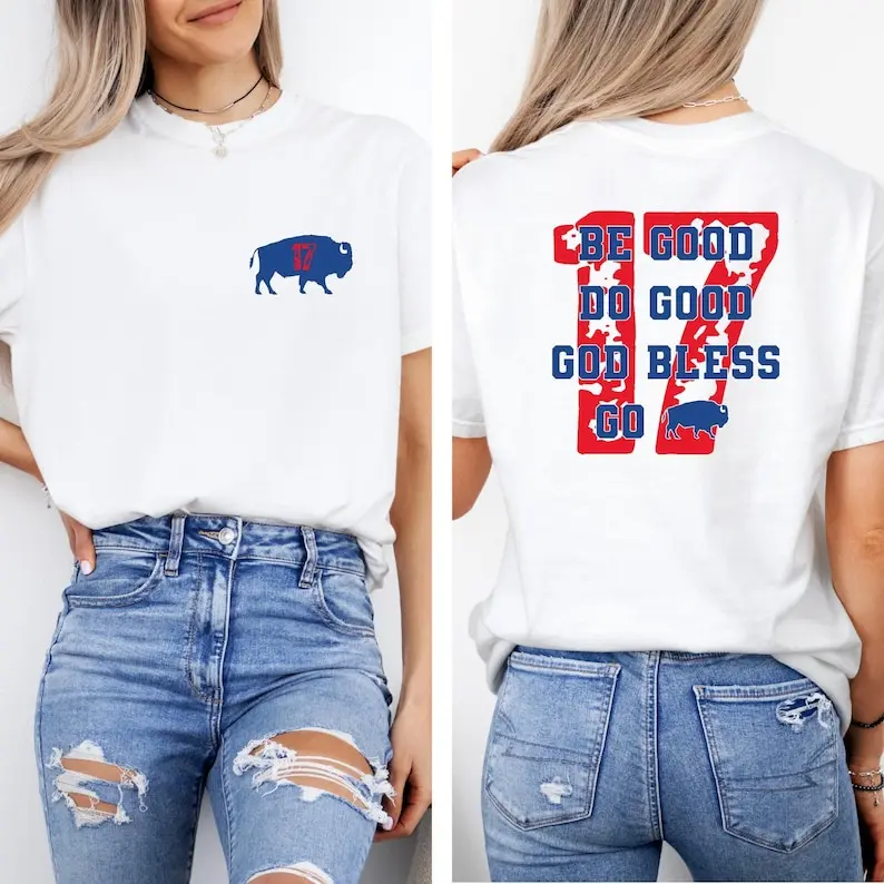 17 MVP Tee, Be Good Do Good God Bless T-shirt, Buffalo Football Shirt, Gift for Buffalo Fans