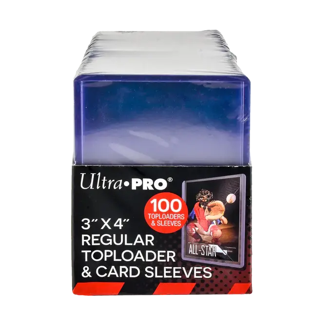 Ultra PRO 3x4 Toploader + Soft Sleeves Bundle 25ct – Trading Card Protection