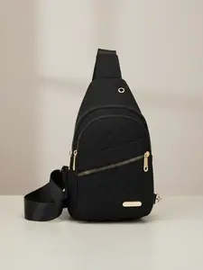 Summer Quilted Fanny Pack, New Summer Outfits 2024 All-match Large Capacity Crossbody Bag, Casual Solid Color Designer Chest Bag for Daily Use, Fashionable Crossbody Bag