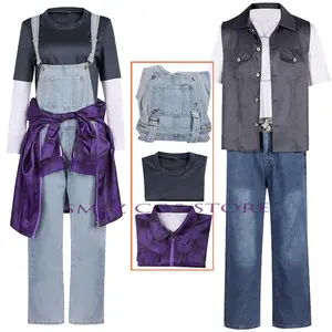 Michelle Cosplay Costume Anime The Electric State Cosplay Costume Woman Rompers Uniform Halloween Outfit for Women Man Suit