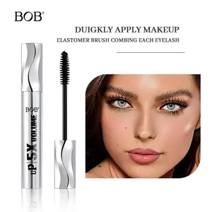 Bob Silver Tube Mascara Waterproof, Sweat-proof and Non-smudging, Dense Curl, Slender and Styled European and American Eyelashes As A Base.