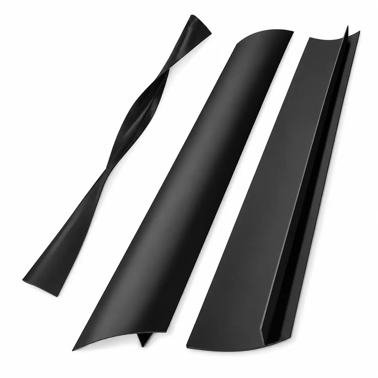 4 Pack Silicone Stove Gap Covers Heat Resistant Counter Gap Filler 21 Inch Kitchen Stove Guard Easy to Clean Black