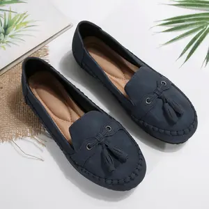 All Season Women's Loafers Slip On Comfortable Non Slip Flats Dressy Business Casual Office Work Walking Shoes for Women