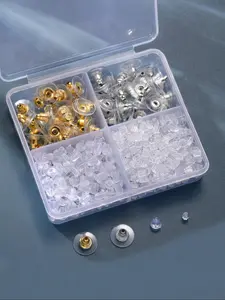 Silicone Earring Backs Set, Hypoallergenic Earring Stopper for Studs, Jewelry Making Earring Backs for Women