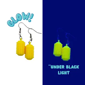 Little Ouchies Spikie Earrings - Glow Up Collection Portable Vibrant Colors Stim Tool with Firm Plastic Spikes for Anxiety & Stress Relief, On-the-Go Comfort.