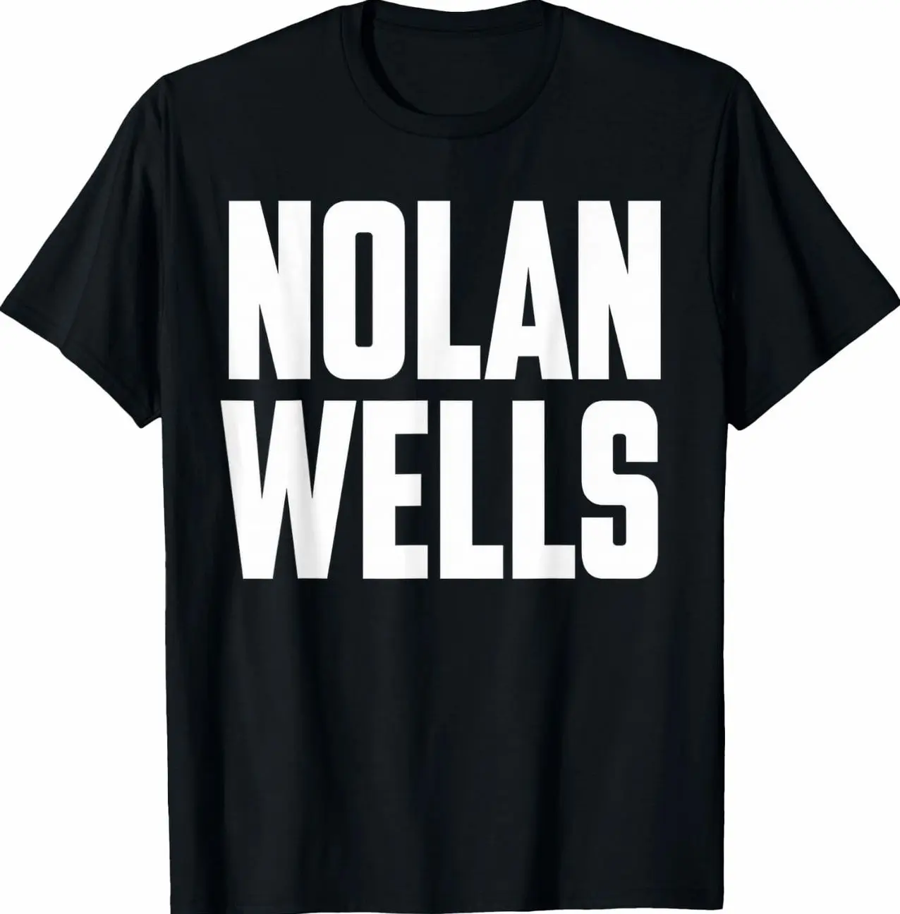 Nolan Wells Men's Classic Cotton Short-Sleeve Casual T-Shirt, Funny Menswear Clothes (UHE)