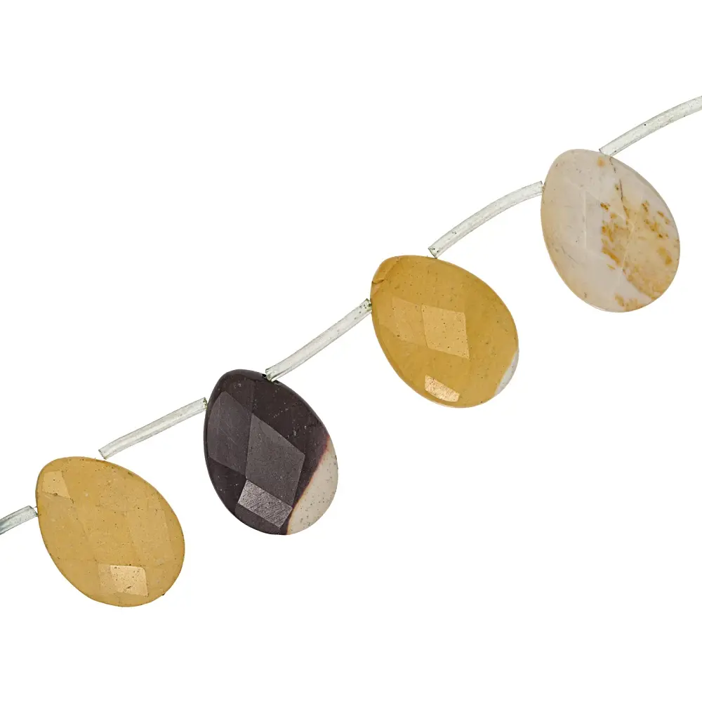 JTV Mookaite 18x25mm Drop Shape Bead Strand Approximately 15-16" in Length