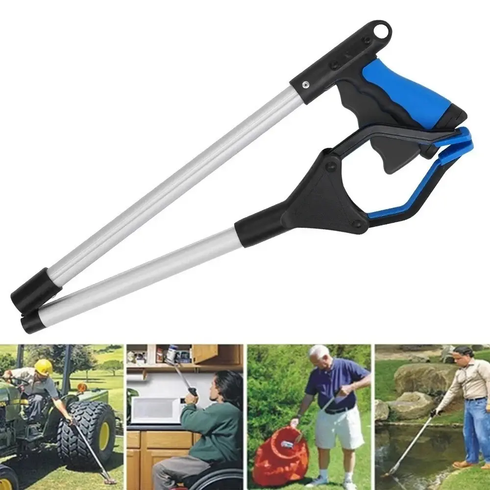 Heavy Duty Industrial Grabber Tool Pick Up Stick Hand Grip Reacher Grabber Trash Picker Litter Collector Extendable Reaching Tool