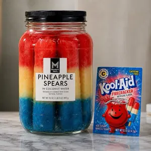 Firecracker Popsicle | Viral Kool-Aid Pineapples