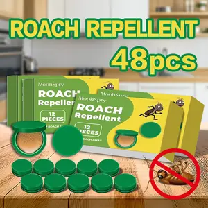 Roach Repellent, Domestic Dormitory Kitchen Powerful Cleaning Cockroach Exterminator Cockroach Gel Bait Pest Control Kit Rodent Repellent Pouches for Indoor & Outdoor