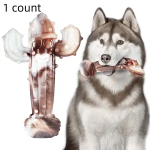 Cactus Shaped Dog Chew Toy, Chew Stick, Durable Dog Teeth Grinding Toy, Dog Teeth Cleaning Toy, Interactive Dog Toys for Medium/large Dog