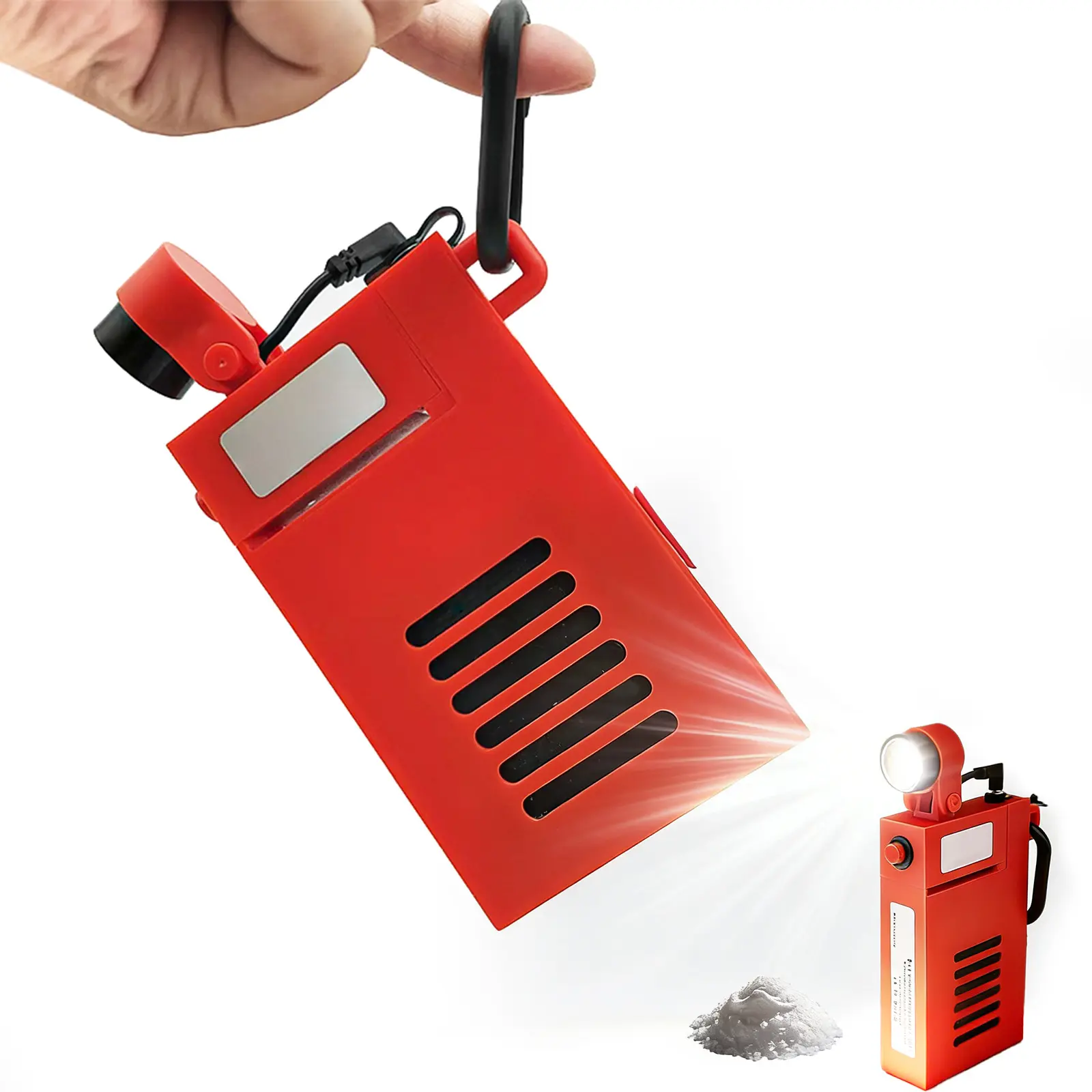 Flybok Battery-Free Water-Activated Saltwater Compatible Powerful Flashlight Emergency Light, 220H Runtime Reusable Compact Portable Torch Tactical Work Light, Unisex Home & Party Gift for Camping, Power Outages