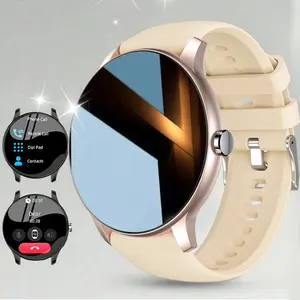 Smart Watch with Bluetooth-compatible Calling, Multi-Sport Modes, Message Alerts, Custom Wallpaper, Compatible with iPhone & Android