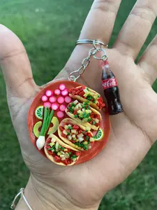 Tacos de al pastor Keychain