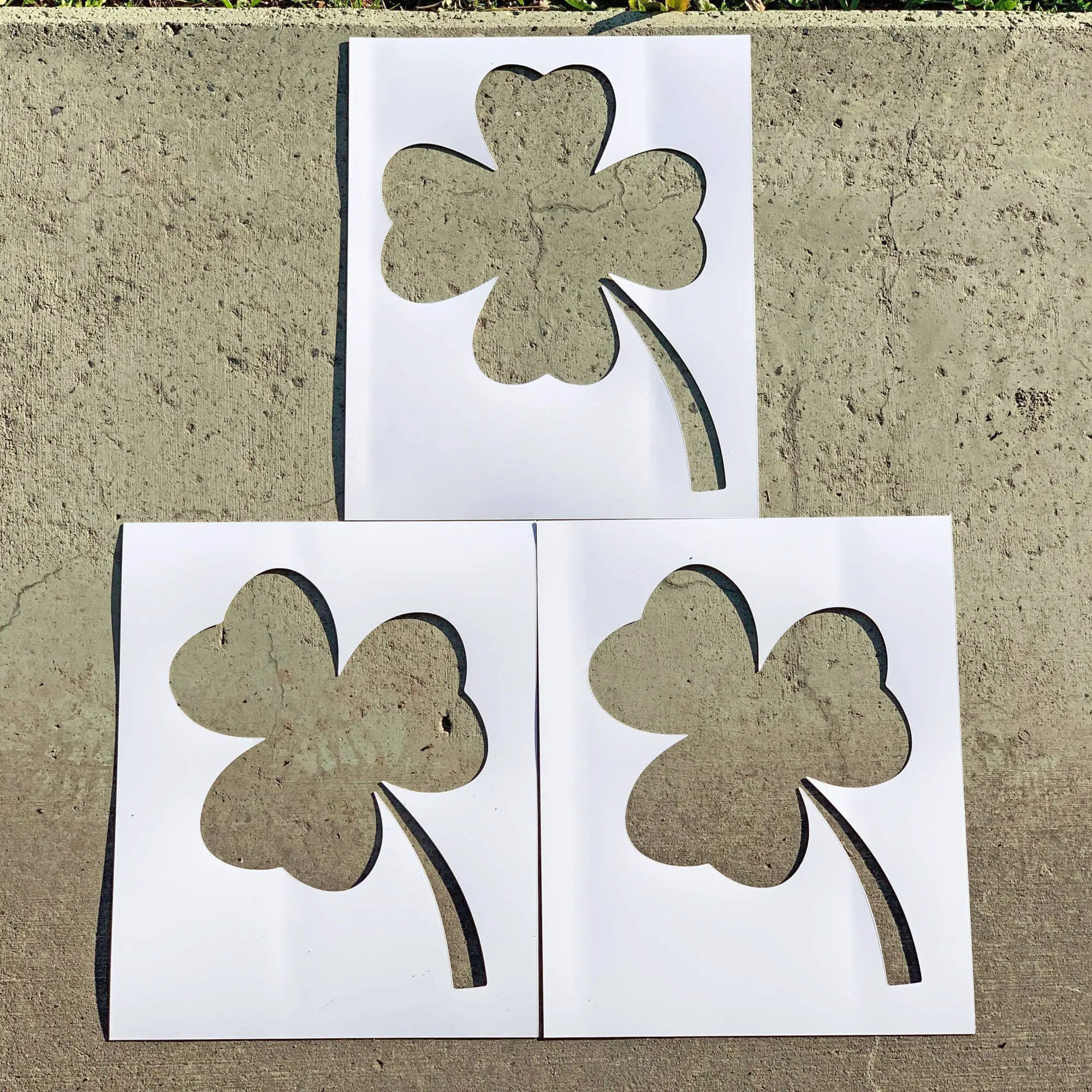 Four-Leaf Clover Scavenger Hunt PopOut Stencils (3 Pack)