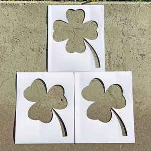 Four-Leaf Clover Scavenger Hunt PopOut Stencils (3 Pack)