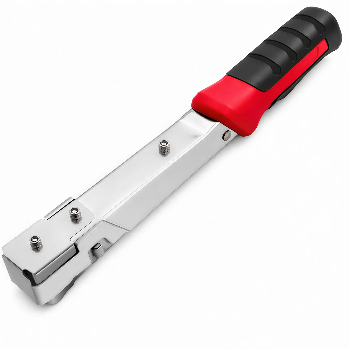 LOZLIN Heavy-Duty Manual Hammer Tacker Stapler, Handheld Staple Gun with Ergonomic Grip for Upholstery, Woodworking & Cable Fastening