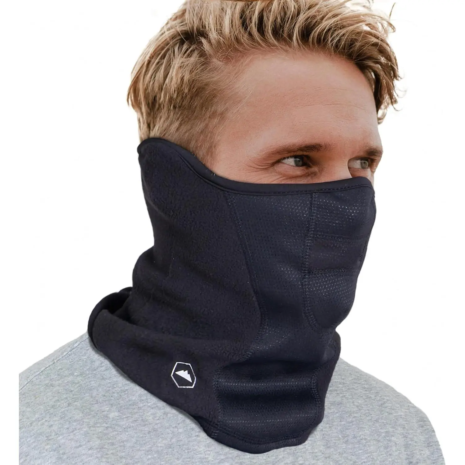 Synthetic Half Balaclava Half Ski Mask for Men and Women, Cold Weather Winter Protective Gear for Automotive, Motorcycle Use