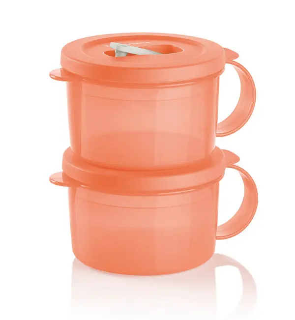 Tupperware CrystalWave PLUS | Soup Mugs