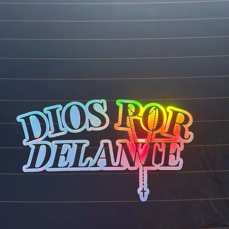 Dios Por Delante (Sticker, Vinyl, Decal )