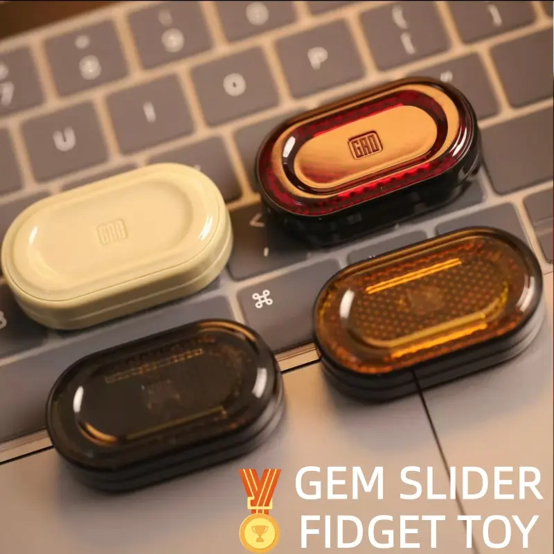Mr Gao Gem Mechanical Slider Fidget Toy - squishies toys,crunchy squishies,fidget,fidget toys,Precision Functionality, Unique Gem Design, Stress Relief Tool for Versatile Sensory Use, Sensory Stress Reliever