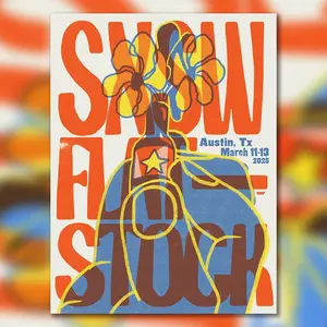 Vintage SXSW Music Festival Poster