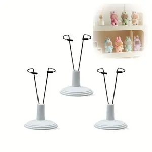Adjustable Holder Support for Labubu Dolls, Fits 4-8 Inch Dolls, Standing Position, 1/3/6 Pieces Set