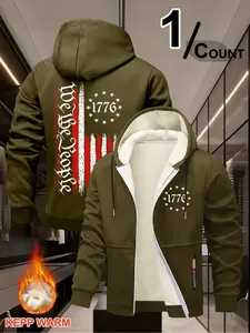 Men's Our Lady of Guadalupe Hoodie - Sherpa-Lined Warm Jacket, Latin Religious Graphic, Zip-Up Streetwear for Winter