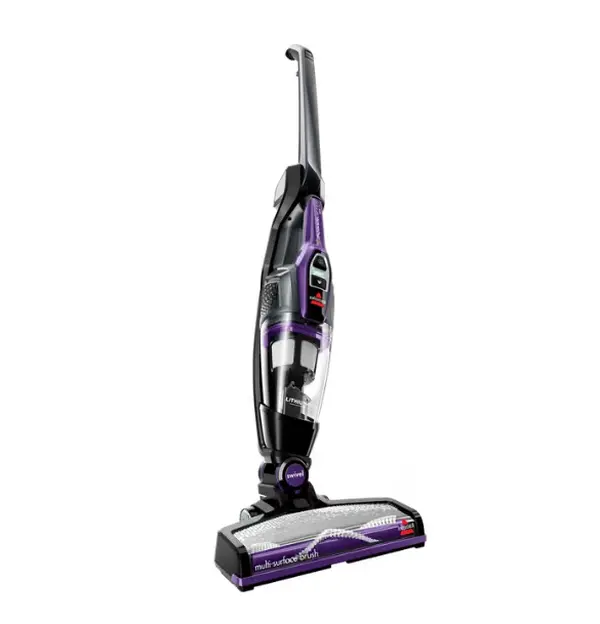 BISSELL PowerLifter Ion Pet Cordless Stick Vacuum, Carpet, Area Rugs, Hard Floor, Upholstery, 2 Way Fold Handle, Freestanding, Removeable Hand Vac, 3191, Purple