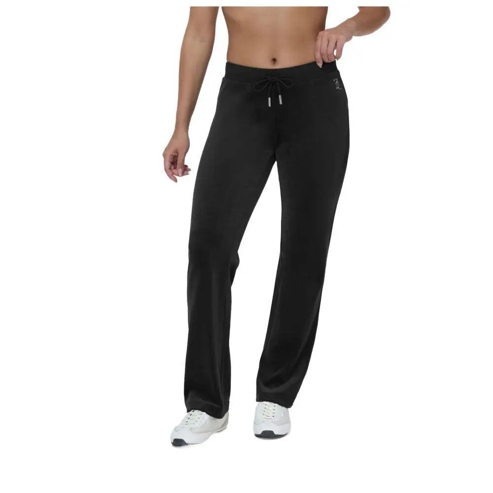 Juicy Couture RIB WAIST TRACK PANT WITH DOUBLE BLING