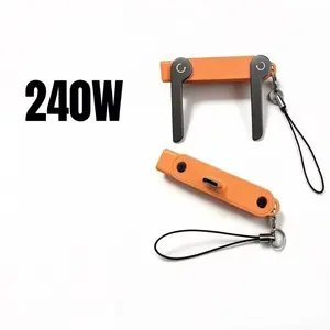 Foldable 240w Fast Charging Adapter, Portable Mini Universal Charger for Phone and Computer, Compatible with All Devices, Multifunctional Portable Adapter